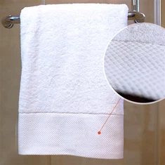 Luxe badhanddoek in hotelstijl